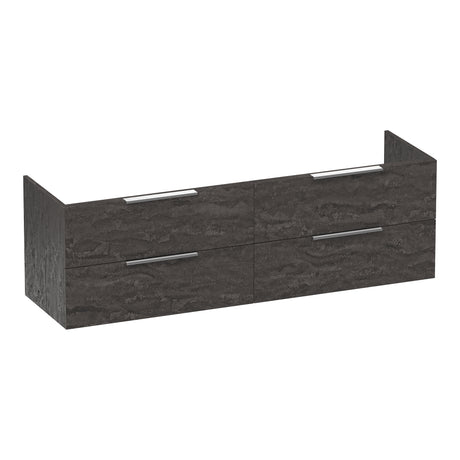 BRAUER Elevate onderkast 160 excl. opleggrepen met 4 softclose lades en 2 sifon uitsparingen Damascus OK-EL160DA
