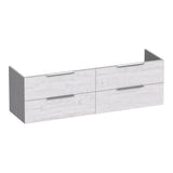 BRAUER Elevate onderkast 160 excl. opleggrepen met 4 softclose lades en 2 sifon uitsparingen Forest Seashell OK-EL160FS