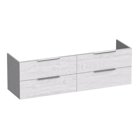 BRAUER Elevate onderkast 160 excl. opleggrepen met 4 softclose lades en 2 sifon uitsparingen Forest Seashell OK-EL160FS