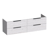 BRAUER Elevate onderkast 160 excl. opleggrepen met 4 softclose lades en 2 sifon uitsparingen Forest Seashell OK-EL160FS