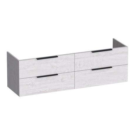 BRAUER Elevate onderkast 160 excl. opleggrepen met 4 softclose lades en 2 sifon uitsparingen Forest Seashell OK-EL160FS