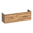 BRAUER Elevate onderkast 160 excl. opleggrepen met 4 softclose lades en 2 sifon uitsparingen Honey OK-EL160HO