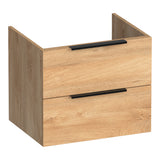 BRAUER Elevate onderkast 60 excl. opleggrepen met 2 softclose lades en 1 sifon uitsparing Forest Tan OK-EL60FT