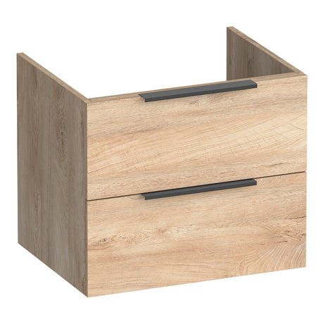 BRAUER Elevate onderkast 60 excl. opleggrepen met 2 softclose lades en 1 sifon uitsparing Forest Wheat OK-EL60FW