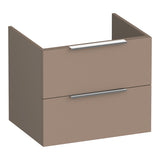BRAUER Elevate onderkast 60 excl. opleggrepen met 2 softclose lades en 1 sifon uitsparing mat mokka OK-EL60MM