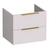 BRAUER Elevate onderkast 60 excl. opleggrepen met 2 softclose lades en 1 sifon uitsparing mat zand OK-EL60MS