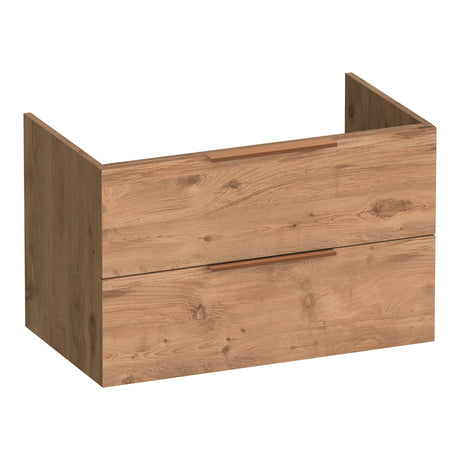 BRAUER Elevate onderkast 80 excl. opleggrepen met 2 softclose lades en 1 sifon uitsparing Chateau OK-EL80CH