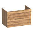 BRAUER Elevate onderkast 80 excl. opleggrepen met 2 softclose lades en 1 sifon uitsparing Honey OK-EL80HO