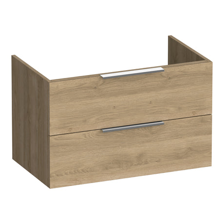 BRAUER Elevate onderkast 80 excl. opleggrepen met 2 softclose lades en 1 sifon uitsparing Sunlit OK-EL80SL