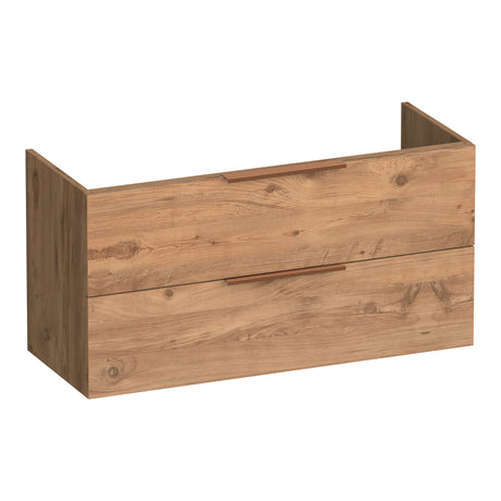 BRAUER Elevate onderkast ondiep 100 excl. opleggrepen met 2 softclose lades en 1 sifon uitsparing Chateau OK-ELO100CH