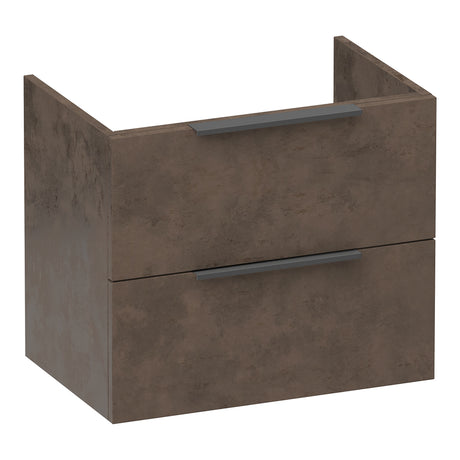 BRAUER Elevate onderkast ondiep 60 excl. opleggrepen met 2 softclose lades en 1 sifon uitsparing Erosion OK-ELO60ER
