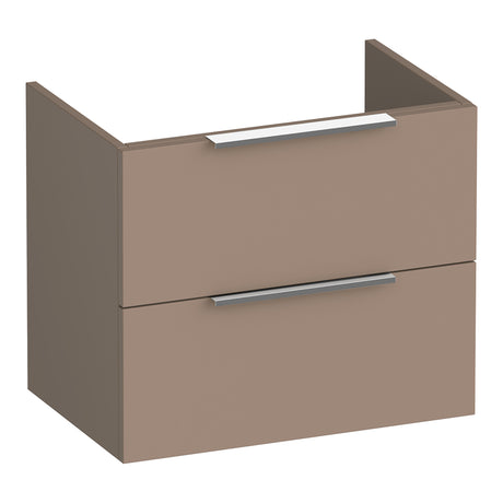 BRAUER Elevate onderkast ondiep 60 excl. opleggrepen met 2 softclose lades en 1 sifon uitsparing mat mokka OK-ELO60MM
