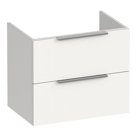 BRAUER Elevate onderkast ondiep 60 excl. opleggrepen met 2 softclose lades en 1 sifon uitsparing mat wit OK-ELO60MW