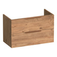 BRAUER Elevate onderkast ondiep 80 excl. opleggrepen met 2 softclose lades en 1 sifon uitsparing Chateau OK-ELO80CH