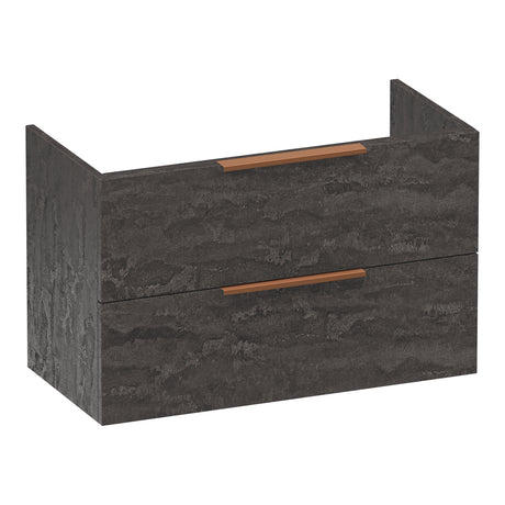 BRAUER Elevate onderkast ondiep 80 excl. opleggrepen met 2 softclose lades en 1 sifon uitsparing Damascus OK-ELO80DA