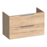 BRAUER Elevate onderkast ondiep 80 excl. opleggrepen met 2 softclose lades en 1 sifon uitsparing Forest Wheat OK-ELO80FW