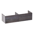 BRAUER Embrace onderkast 140 met 2 softclose lades greeploos en 2 sifon uitsparingen Driftwood OK-EM140DR