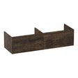 BRAUER Embrace onderkast 140 met 2 softclose lades greeploos en 2 sifon uitsparingen Grove OK-EM140GR