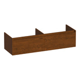 BRAUER Embrace onderkast 140 met 2 softclose lades greeploos en 2 sifon uitsparingen lamellen eiken bruin OK-EM140LEB