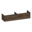 BRAUER Embrace onderkast 160 met 2 softclose lades greeploos en 2 sifon uitsparingen Grove OK-EM160GR