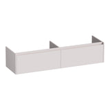 BRAUER Embrace onderkast 160 met 2 softclose lades greeploos en 2 sifon uitsparingen mat zand OK-EM160MS