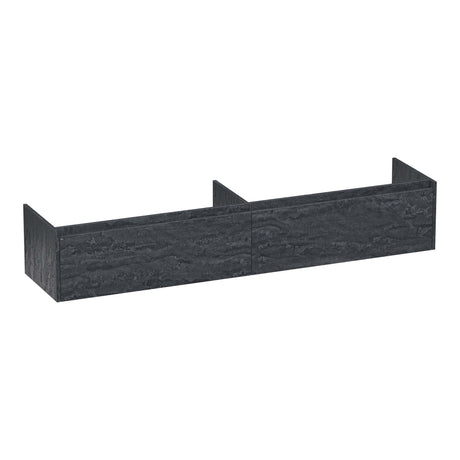 BRAUER Embrace onderkast 200 met 2 softclose lades greeploos en 2 sifon uitsparingen Damascus OK-EM200DA