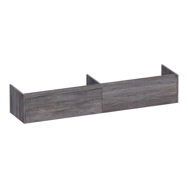 BRAUER Embrace onderkast 200 met 2 softclose lades greeploos en 2 sifon uitsparingen Driftwood OK-EM200DR