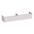 BRAUER Embrace onderkast 200 met 2 softclose lades greeploos en 2 sifon uitsparingen mat zand OK-EM200MS