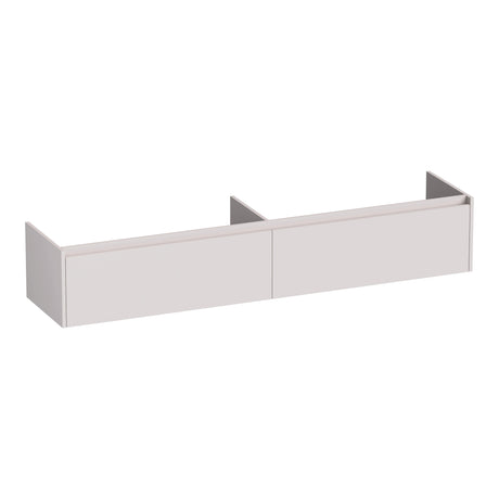 BRAUER Embrace onderkast 200 met 2 softclose lades greeploos en 2 sifon uitsparingen mat zand OK-EM200MS