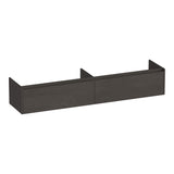 BRAUER Embrace onderkast 200 met 2 softclose lades greeploos en 2 sifon uitsparingen Timber Anthracite OK-EM200TA