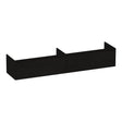 BRAUER Embrace onderkast 200 met 2 softclose lades greeploos en 2 sifon uitsparingen Timber Black OK-EM200TB