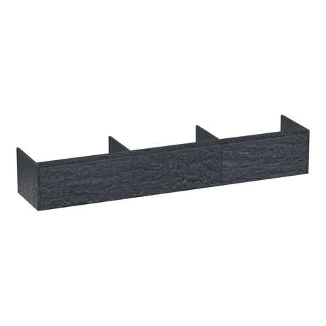 BRAUER Embrace onderkast 220 met 3 softclose lades greeploos en 0 sifon uitsparingen Damascus OK-EM220DA