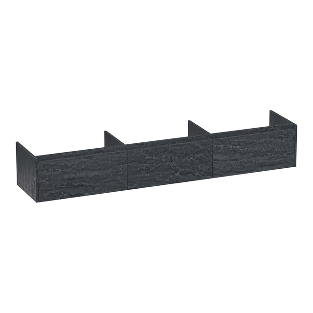 BRAUER Embrace onderkast 220 met 3 softclose lades greeploos en 0 sifon uitsparingen Damascus OK-EM220DA