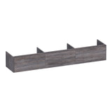 BRAUER Embrace onderkast 220 met 3 softclose lades greeploos en 0 sifon uitsparingen Driftwood OK-EM220DR