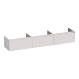 BRAUER Embrace onderkast 220 met 3 softclose lades greeploos en 0 sifon uitsparingen mat zand OK-EM220MS