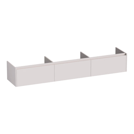 BRAUER Embrace onderkast 220 met 3 softclose lades greeploos en 0 sifon uitsparingen mat zand OK-EM220MS