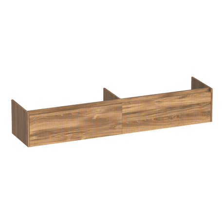 BRAUER Embrace Wavy onderkast 200 met 2 softclose lades greeploos en 2 sifon uitsparingen Honey OK-EMW200HO