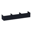 BRAUER Embrace Wavy onderkast 220 met 3 softclose lades greeploos en 0 sifon uitsparingen mat zwart OK-EMW220MZ