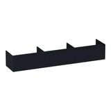BRAUER Embrace Wavy onderkast 220 met 3 softclose lades greeploos en 0 sifon uitsparingen mat zwart OK-EMW220MZ