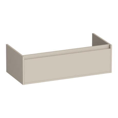 BRAUER Hope onderkast 100 met 1 softclose lade greeploos en 1 sifon uitsparing mat beige OK-HP100MB