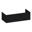 BRAUER Hope onderkast 100 met 1 softclose lade greeploos en 1 sifon uitsparing mat zwart OK-HP100MZ