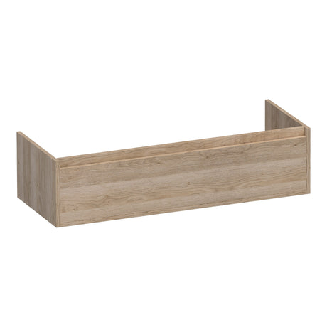 BRAUER Hope onderkast 120 met 1 softclose lade greeploos en 1 sifon uitsparing Sunlit OK-HP120-1SL