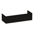 BRAUER Hope onderkast 120 met 1 softclose lade greeploos en 1 sifon uitsparing Timber Black OK-HP120-1TB