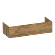 BRAUER Hope onderkast 120 met 1 softclose lades greeploos en 2 sifon uitsparingen Chateau OK-HP120-2CH