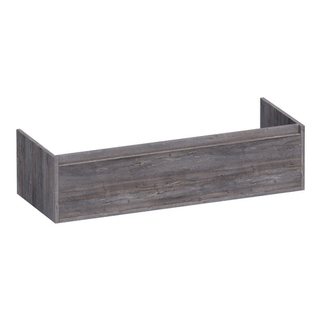 BRAUER Hope onderkast 120 met 1 softclose lades greeploos en 2 sifon uitsparingen Driftwood OK-HP120-2DR