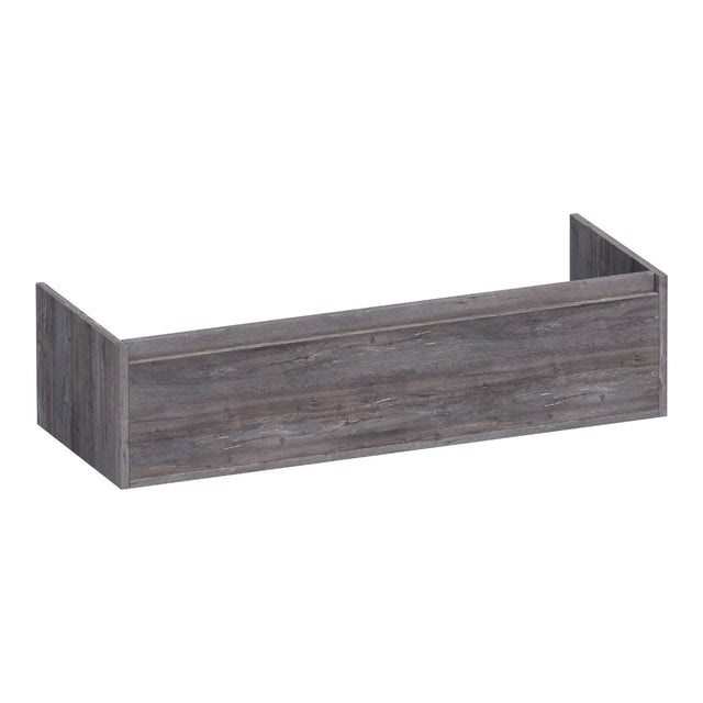 BRAUER Hope onderkast 120 met 1 softclose lades greeploos en 2 sifon uitsparingen Driftwood OK-HP120-2DR