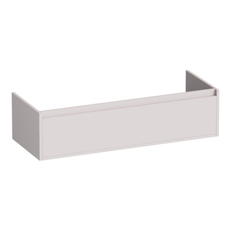 BRAUER Hope onderkast 120 met 1 softclose lades greeploos en 2 sifon uitsparingen mat zand OK-HP120-2MS