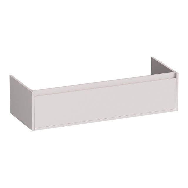 BRAUER Hope onderkast 120 met 1 softclose lades greeploos en 2 sifon uitsparingen mat zand OK-HP120-2MS