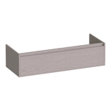 BRAUER Hope onderkast 120 met 1 softclose lades greeploos en 2 sifon uitsparingen Timber Greige OK-HP120-2TE