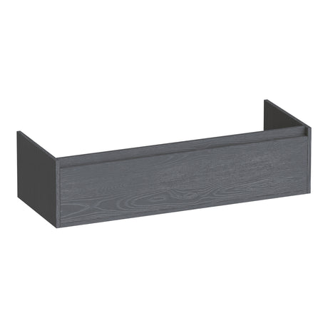 BRAUER Hope onderkast 120 met 1 softclose lades greeploos en 2 sifon uitsparingen Timber Grey OK-HP120-2TG